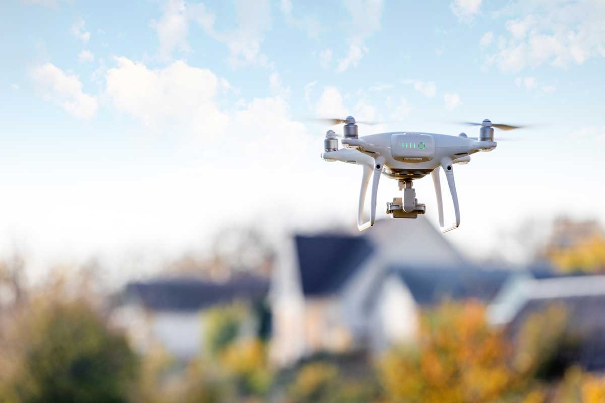 Using a drone to capture images of a construction project, potential remodel or to showcase a finished home are all great ways to utilize drones in the construction industry. 